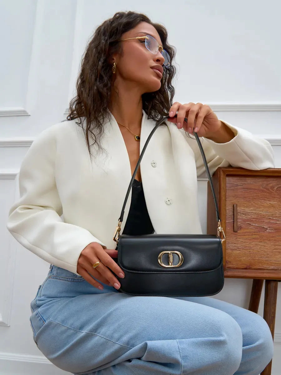 Bolsa Baguete Média Isadora Couro