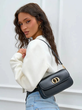 Bolsa Baguete Média Isadora Couro